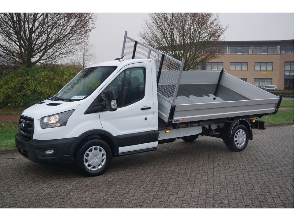 Ford Transit 350L 3 Zijdige kipper 155PK Trend Airco, Cruise, Bluetooth, Omvormer!! NR. 680