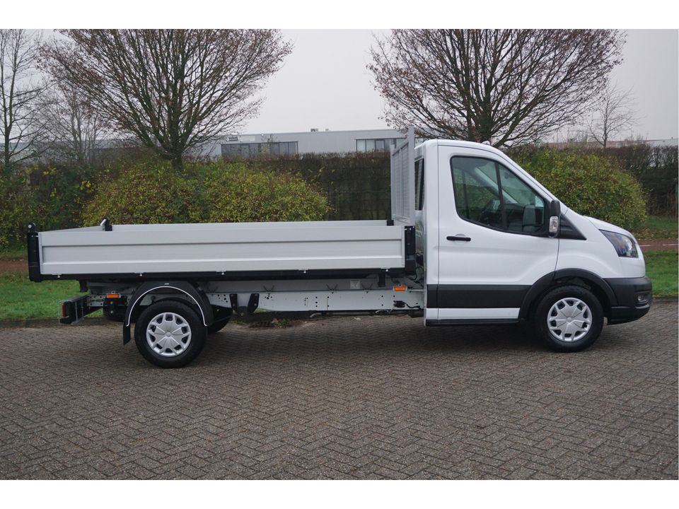 Ford Transit 350L 3 Zijdige kipper 155PK Trend Airco, Cruise, Bluetooth, Omvormer!! NR. 680