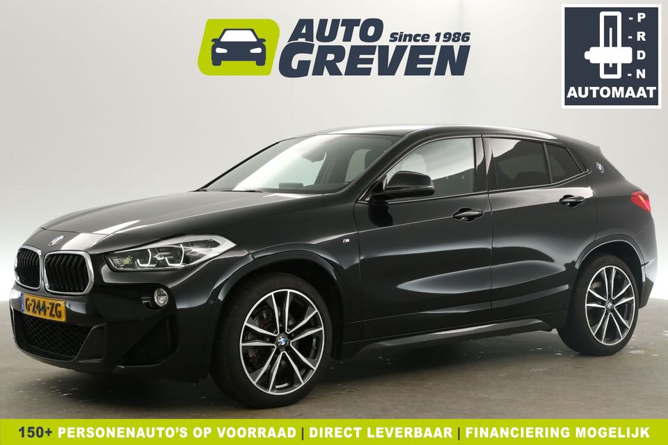 BMW X2 sDrive20i M-Sport 192PK Automaat Sfeerverl. Camera Clima LED 19"LMV Navi PDC Leder Stoelverwarming