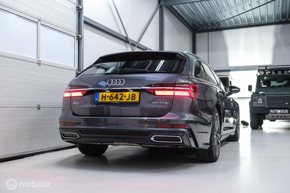 Audi A6 Avant 45 TFSI S edition 245 pk | CarPlay | NAP | LED | Daytona grijs | Leder |