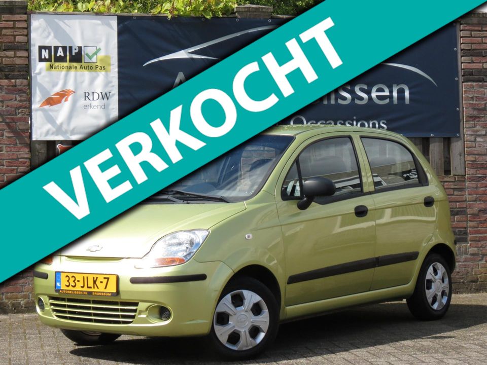 Chevrolet Matiz 0.8 Spirit ! VERKOCHT !