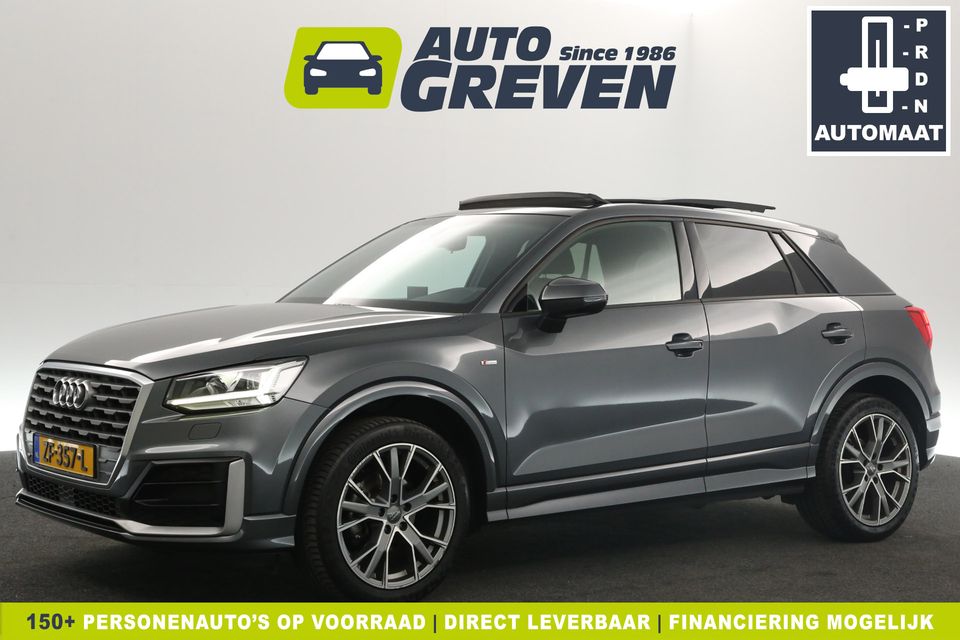 Audi Q2 35 TFSI S-line 150PK Automaat Pano Clima Cruise PDC Navi LED 18"LMV Trekhaak