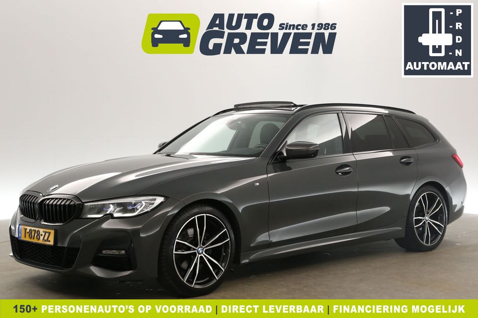 BMW 3 Serie 320d touring M-Sport 191PK Automaat Pano Sfeer 360 Camera BMW-Laser LED Harman-Kardon Carplay Clima Cruise Navi PDC Virtual Head-up 19''LMV Keyless