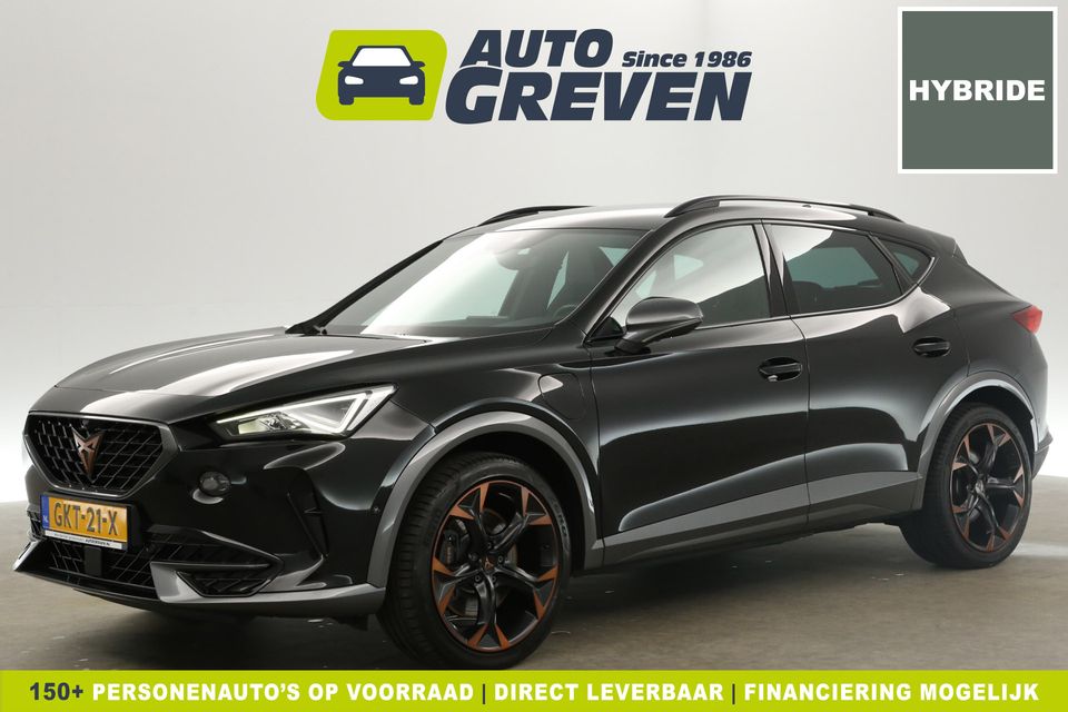 CUPRA Formentor 1.4 TSI e-Hybrid VZ 245PK Performance Automaat Clima Cruise Carplay 360Camera Sfeer LED Memory-Seats Virtual Navi 19"LMV PDC Winterpakket*