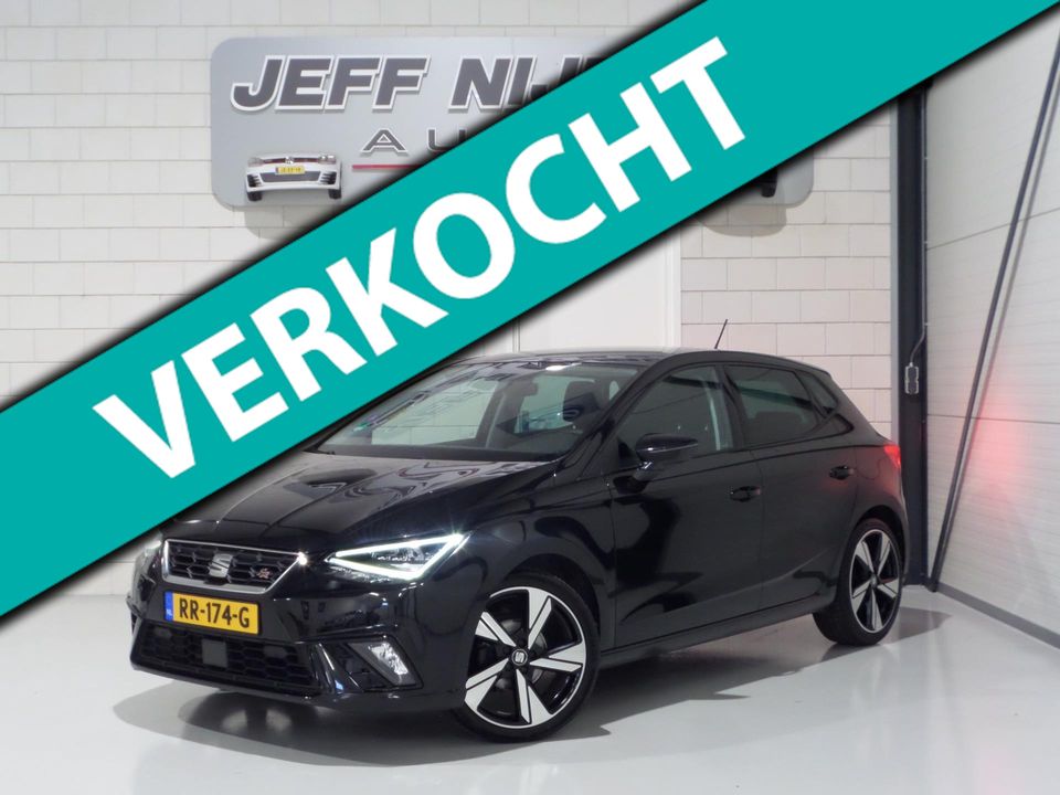 SEAT Ibiza 1.0 TSI FR Business Intense "Origineel NL!" Apple-Carplay Full-LED Camera 18"Velg, van 1e eigenaar in zeer nette staat!