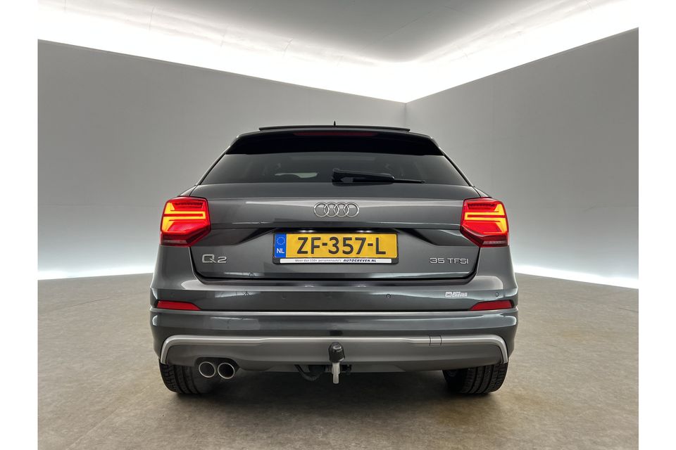 Audi Q2 35 TFSI S-line 150PK Automaat Pano Trekhaak Clima Cruise PDC Navi LED 18"LMV