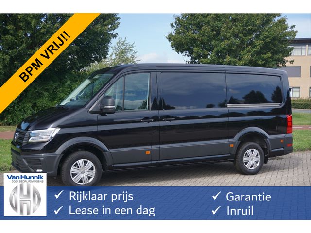 Volkswagen Crafter 35 177PK L3H2 AUT Facelift BPM VRIJ!! 13" Navi, Cam, Gev. Stoel, LED, 2x Schuifdeur!! NR. 818