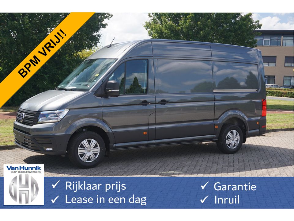 Volkswagen Crafter 35 177PK L3H3 AUT BPM VRIJ!! Navi, Cam, ACC, LED, 2x Schuifdeur!! NR. 130