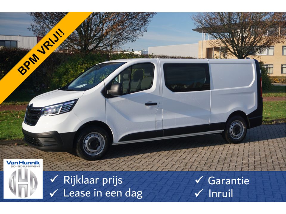 Renault Trafic 2.0DCI 130PK L2H1 DC BPM VRIJ!! Navi, Airco, Cruise, PDC, LED!! NR. 620