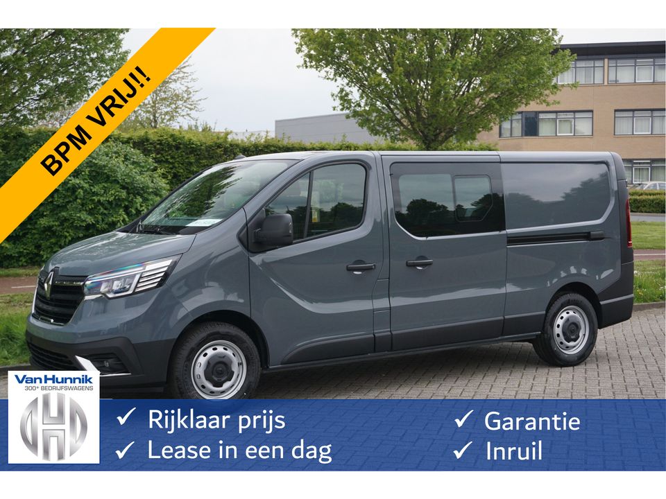 Renault Trafic 170PK L2H1 DC EDC AUT BPM VRIJ!! Navi,  Climate, Cruise, LED!! NR. 561