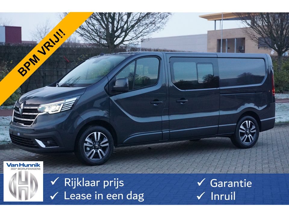 Renault Trafic 170PK L2H1 LUXE DC EDC AUT BPM VRIJ!! Climate, Navi, Camera, ACC, 17" LM, LED!! NR. 434