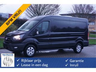 Ford Transit 350L 130PK L3H2 RWD BPM VRIJ!! 12" Navi, 360° Cam, Adap. Cruise, LM Velgen!! NR. 775