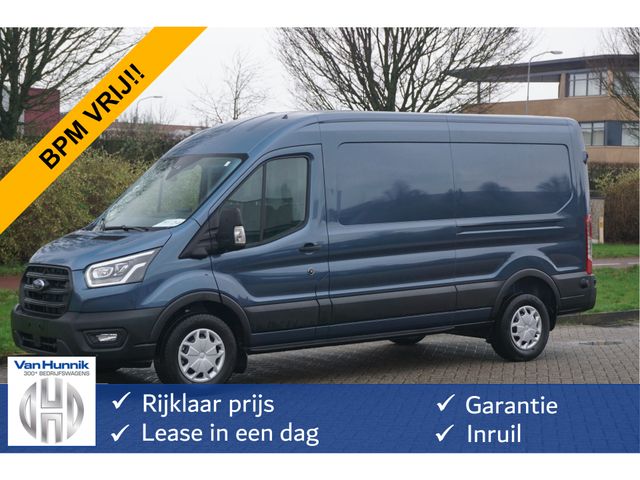 Ford Transit 350L 170PK L3H2 AUT BPM VRIJ!! 12" Sync4 Scherm Apple CP/Android A, 360 Camera, Xenon!! NR. 242