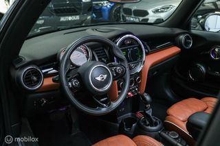 MINI Cabrio 1.5 Cooper Chili JCW | 160 pk | Black pack | Chesnut brown leather | Led | Stoelverwarming | Navipro |