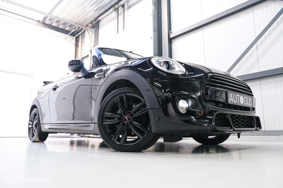 MINI Cabrio 1.5 Cooper Chili JCW | 160 pk | Black pack | Chesnut brown leather | Led | Stoelverwarming | Navipro |