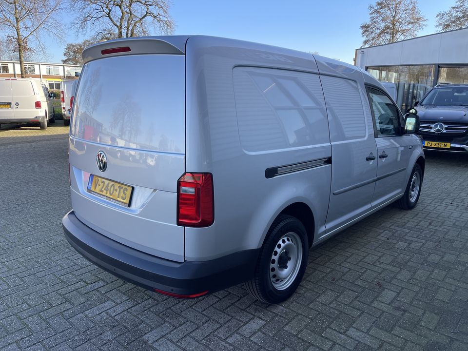 Volkswagen Caddy 2.0 TDI L2H1 BMT Maxi Comfortline / vaste prijs rijklaar € 13.950 ex btw / zilver metallic / achterklep / airco / cruise / achteruit rijcamera / euro 6 !