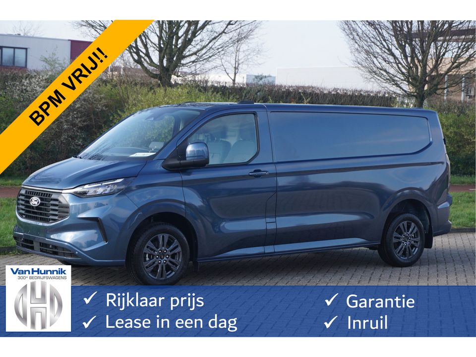 Ford Transit Custom 320L 170PK Aut. Limited BPM VRIJ!! 13" Navi, Adap. Cruise, Camera, 17" LM, LED!! NR. 678