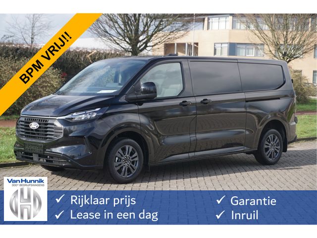 Ford Transit Custom 320L 170PK Aut. Limited BPM VRIJ!! 13" Navi, Adap. Cruise, Camera, 17" LM, LED, 2x Schuifdeur!! NR. 488