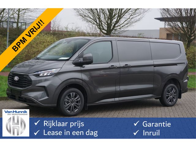 Ford Transit Custom 320L 170PK Aut. Limited BPM VRIJ!! Adap. Cruise, Sync 4 Navi + Cam, 17" LM, LED 2x Schuifdeur!! NR. 813