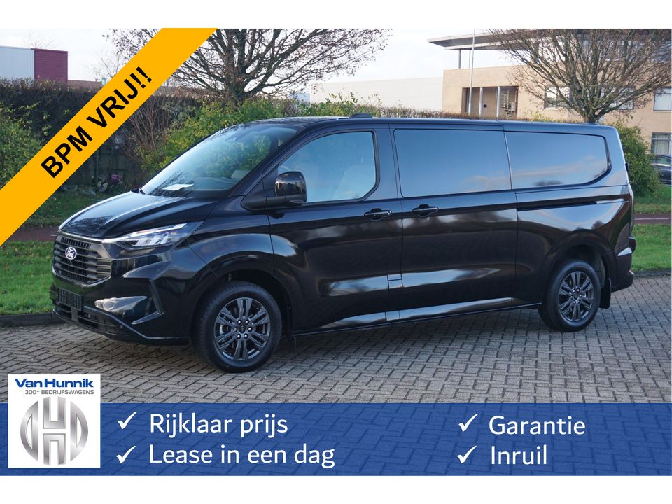 Ford Transit Custom 320L 170PK DC Limited AUT BPM VRIJ!! Navi, Adap. Cruise, Camera, 17" LM, 2x Schuifdeur!! NR. 812