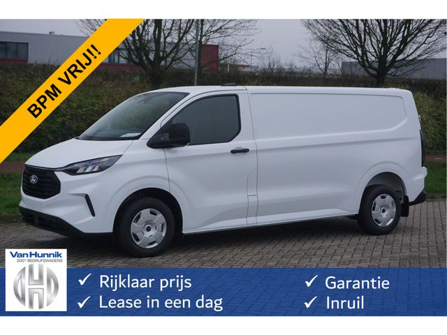 Ford Transit Custom 300L 136PK Trend AUT BPM VRIJ!! 13" Sync Navi, Cam, Adap. Cruise, stoel-stoel!! NR. 711