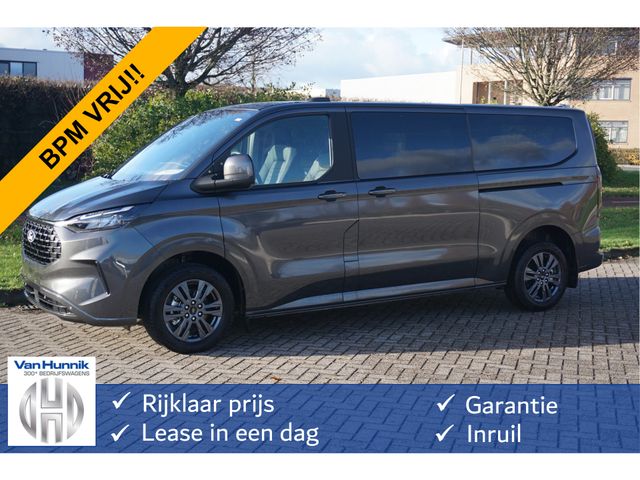 Ford Transit Custom Tourneo 320L 170PK DC Limited AUT BPM VRIJ!! Leder, Sync4 Apple CP/Android A, Camera, LED!! NR. 615