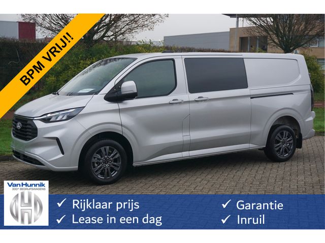 Ford Transit Custom 320L 170PK DC Limited AUT BPM VRIJ!! Navi, ACC, Camera, 17" LM, 2x Schuifdeur!! NR. 644