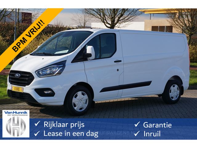 Ford Transit Custom 340L 130PK Trend AUT BPM VRIJ!! Airco, Camera, Apple CP/Android Auto, Standkachel!! NR. 516