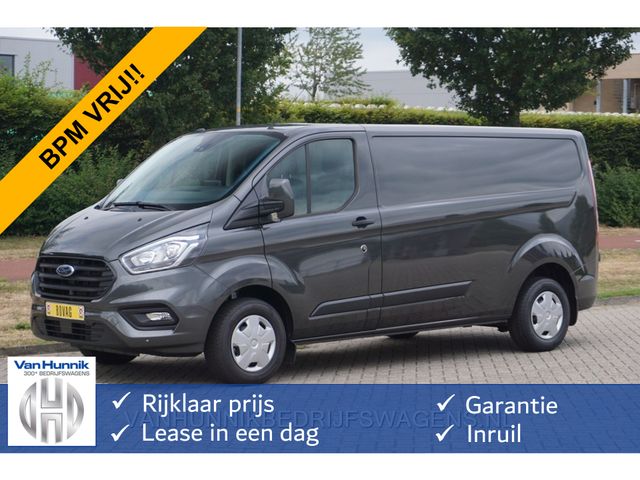 Ford Transit Custom 300L 130PK Trend BPM VRIJ!! Airco, Cruise, Navi, Trekhaak!! NR. 134