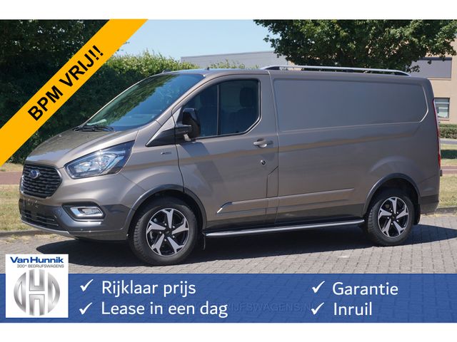 Ford Transit Custom 300S Active 130PK BPM VRIJ!! Airco, Cruise, Apple CP / Android Auto, 17" LM Velg!! NR. 339