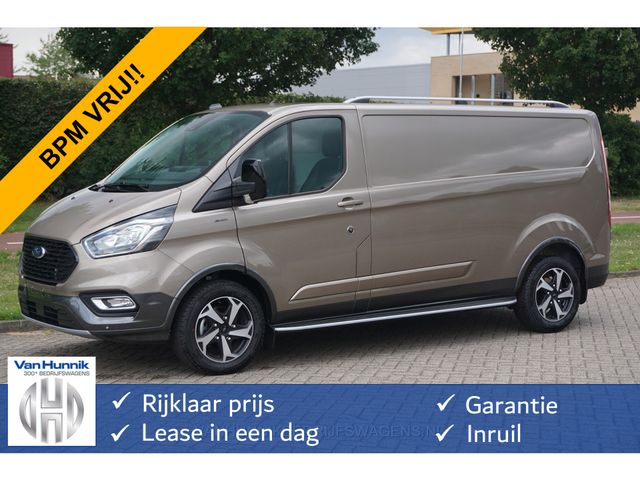 Ford Transit Custom 300L Active 130PK BPM VRIJ!! Airco, Apple CP/Android Auto / Camera, 17"LM!! NR. 427