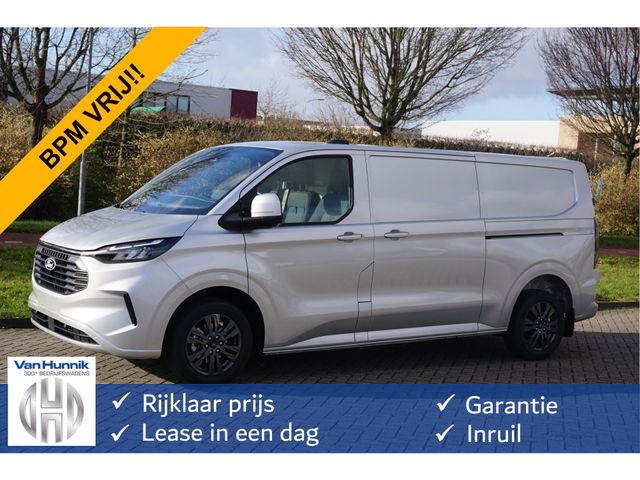 Ford Transit Custom 300L 170PK Limited AUT BPM VRIJ!! Navi, ACC, Trekhaak, 360° Cam, 17" LM, 2x Schuifdeur!! NR. 839