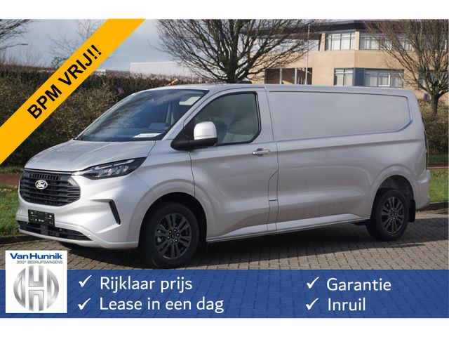 Ford Transit Custom 300L 170PK Limited AUT BPM VRIJ!! Navi, ACC, Trekhaak, 360° Cam, 17" LM, Alarm!! NR. 884