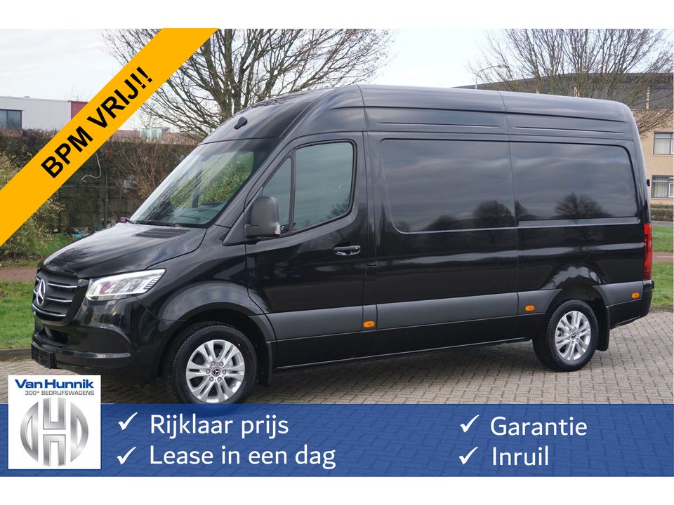 Mercedes-Benz Sprinter 319CDI Select L2H2 BPM VRIJ!! 10.25" Mbux, ACC, LED, 17" LM 3.5T Trekhaak!! NR. 699