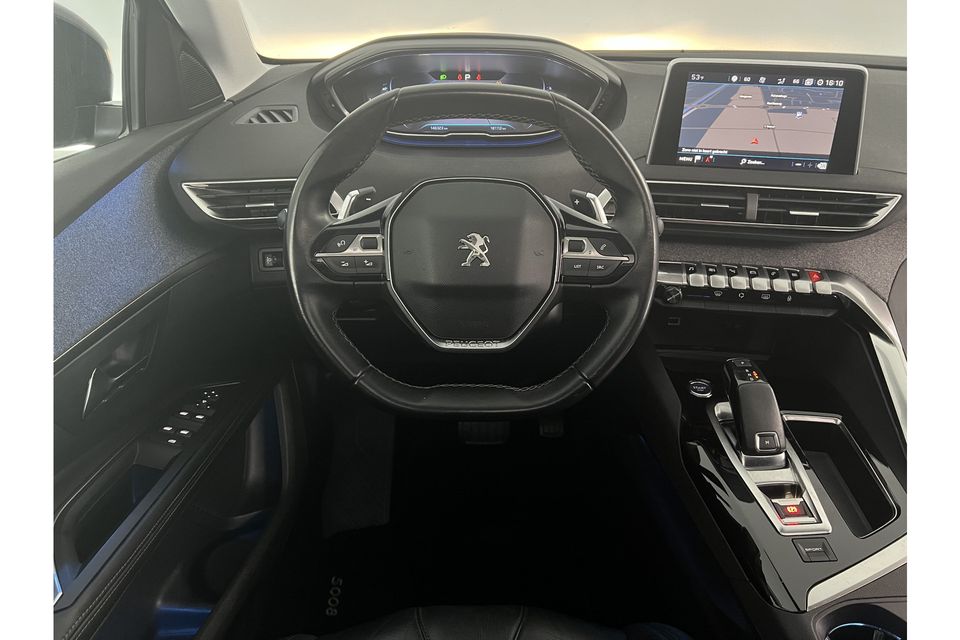 Peugeot 5008 1.6 e-THP 165PK Automaat 360Camera 7 Persoons Pano Clima Carplay Cruise Sfeer Leder Navi LED Virtual PDC 18"LMV