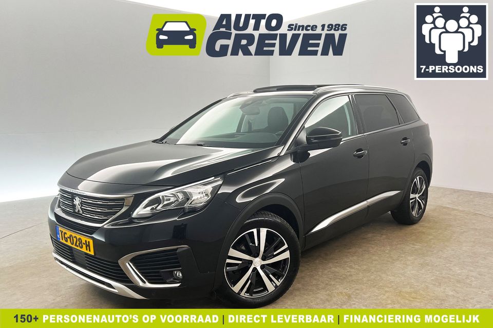 Peugeot 5008 1.6 e-THP 165PK Automaat 360Camera 7 Persoons Pano Clima Carplay Cruise Sfeer Leder Navi LED Virtual PDC 18"LMV