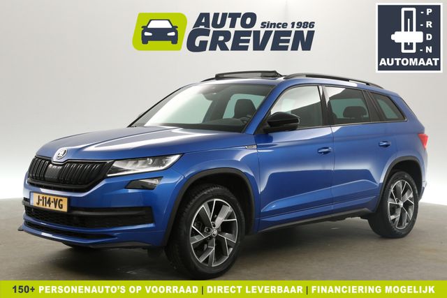 Škoda Kodiaq 1.5 TSI Sportline 150PK DSG Automaat Pano Sfeer Canton-Audio Camera Carplay Clima Cruise LED 19"LMV Virtual Navi Memory-Seat PDC Winterpakket*