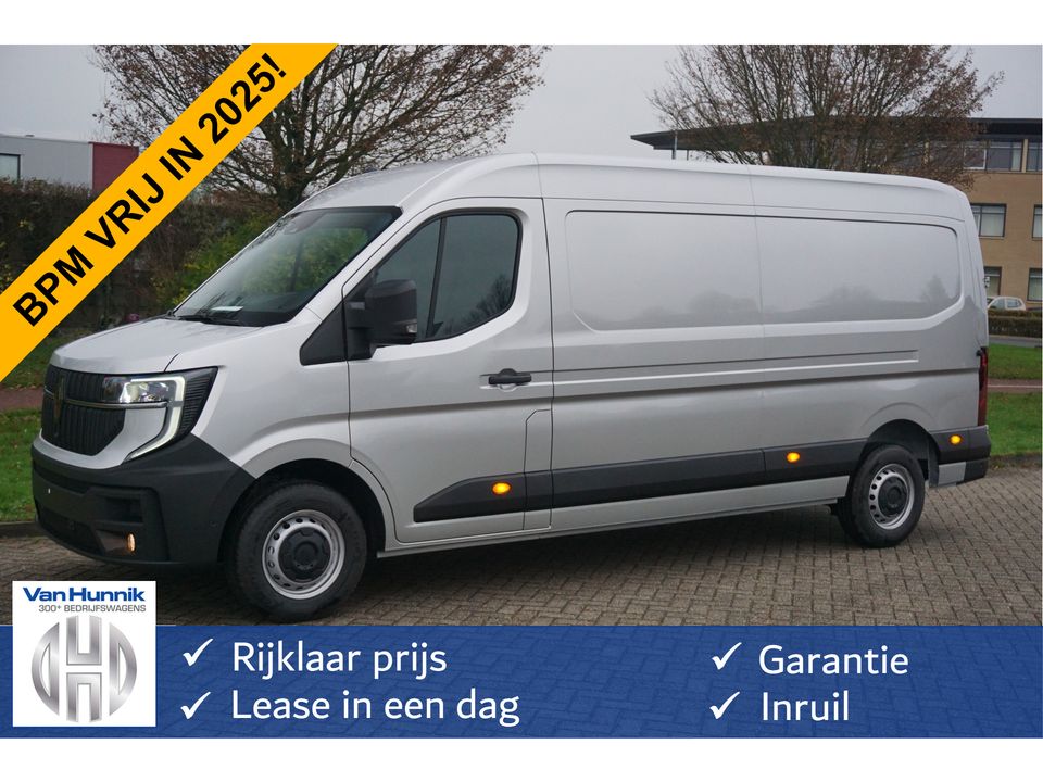 Renault Master T35 170PK Extra L3H2 BPM VRIJ!! 10" R-Link scherm, Camera, Trekhaak!! NR. E08*