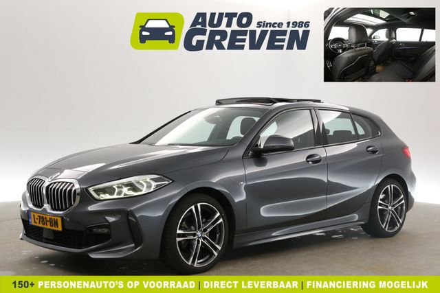 BMW 1-serie 118i M-Sport Automaat Panoramadak Sfeerverl. LED Camera Virtual Clima Cruise Navi PDC 18''LMV