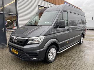 MAN TGE 35 2.0 Standaard Hoog L2H2 177pk automaat / vaste prijs rijklaar € 29.950 ex btw / lichtmetalen velgen / pdc rondom / airco / cruise / donker grijs metallic / trekhaak 3000 kg