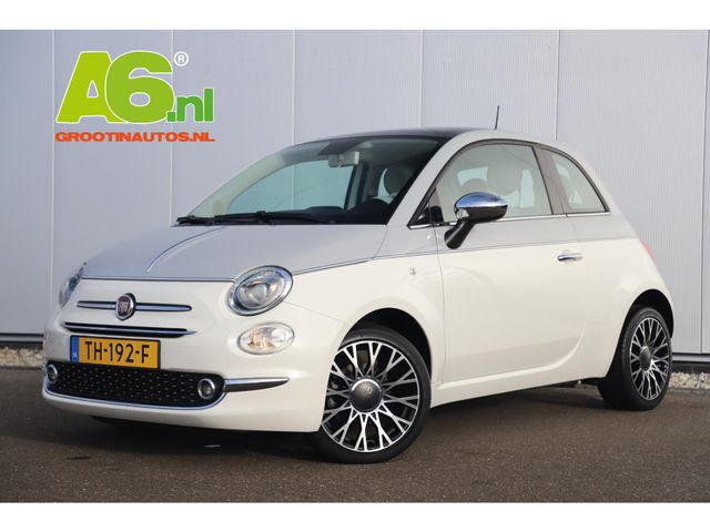 Fiat 500 0.9 TwinAir Turbo Collezione 80PK Panoramadak Navigatie 16 inch LMV Bicolore Primavera Airco Cruise Parkeersensor