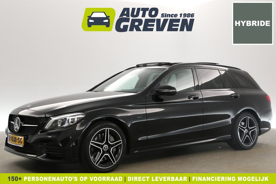 Mercedes-Benz C-Klasse C300e Business Solution AMG Limited 211PK Automaat 360Camera Sfeerverl. Stoelverwarming Pano Clima Carplay LED Navi Trekhaak