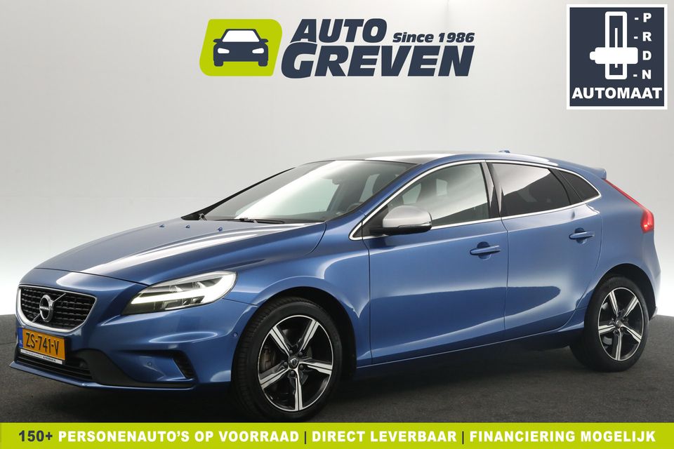 Volvo V40 1.5 T3 | R-design | 153PK Automaat Pano-View LED Camera Clima Cruise PDC Navi 17"LMV