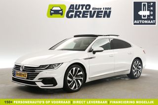 Volkswagen Arteon 2.0 TSI R-line 191PK DSG Automaat Pano LED Clima Camera Carplay Virtual Massagestoel Navi PDC Stoelverwarming Trekhaak