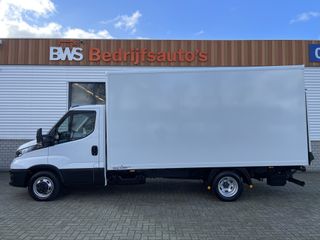 Iveco Daily 35C16 2.3 410 160pk bakwagen dubbellucht met Palfinger laadklep / handgeschakeld / euro 6 / lease vanaf € 500 / airco / netto laadvermogen 880kg / L 430 cm x H 207 cm x H 210 cm