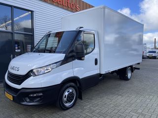 Iveco Daily 35C16 2.3 410 160pk bakwagen dubbellucht met Palfinger laadklep / handgeschakeld / euro 6 / lease vanaf € 500 / airco / netto laadvermogen 880kg / L 430 cm x H 207 cm x H 210 cm