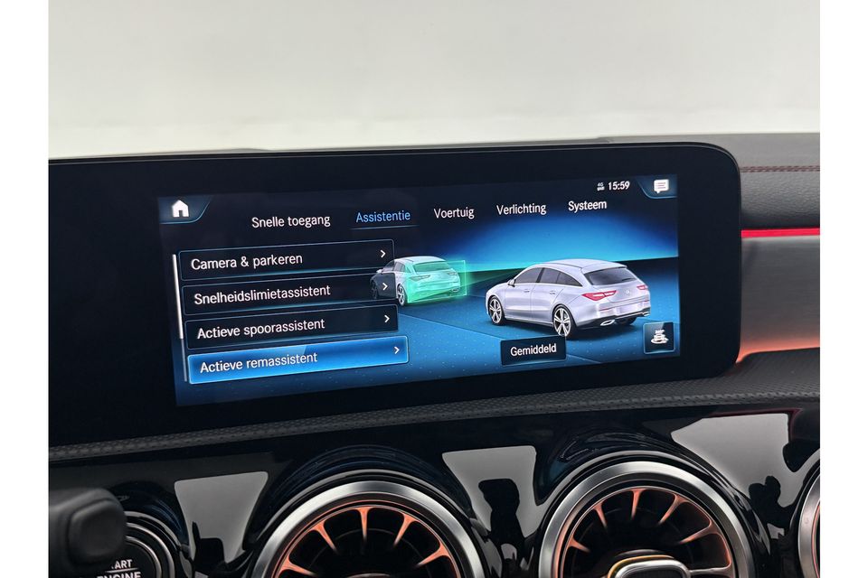 Mercedes-Benz CLA-Klasse 180 Business Solution AMG Pano Sfeerver. Camera Carplay LED Clima Cruise Navi PDC Memory-Seats Kuipstoelen Virtual 18''LMV