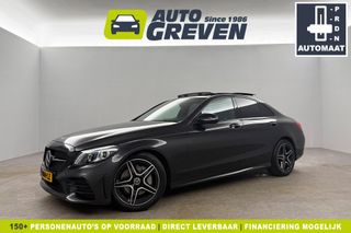 Mercedes-Benz C-Klasse 180 Business Solution AMG | 157PK | Pano Camera Carplay LED Sfeerverl. Cruise Clima Navi Virtual 18"LMV DAB+ Stoelverwarming