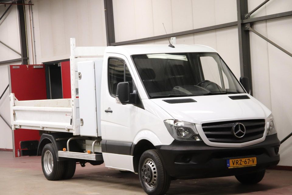 Mercedes-Benz Sprinter 514 CDI KIPPER met Kist 3500KG TREKVERMOGEN EURO 6 Mercedes-Benz Sprinter 514 2.2 CDI KIPPER OPEN 3500KG TREKVERMOGEN EURO 6