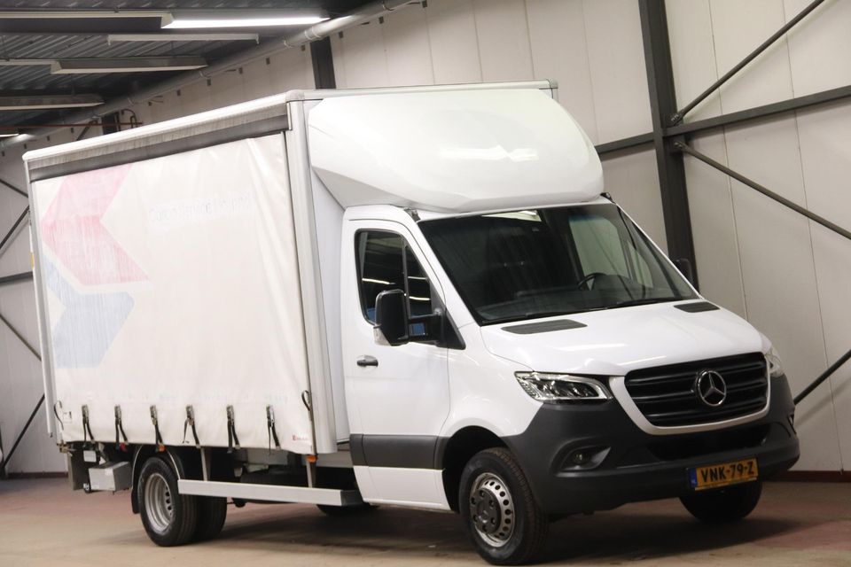 Mercedes-Benz Sprinter BAKWAGEN MEUBELBAK MET LAADKLEP EN SCHUIFZEIL